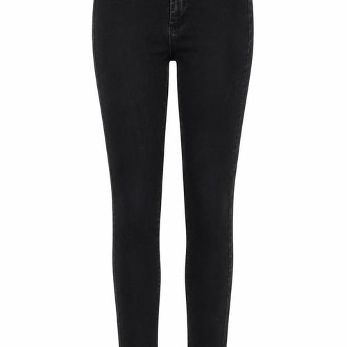 Denim & Co. Womens Grey Cotton Skinny Jeans Size 10 L30 in Regular Button