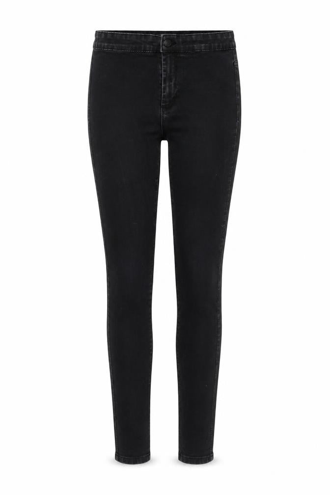 Denim & Co. Womens Grey Cotton Skinny Jeans Size 10 L30 in Regular Button