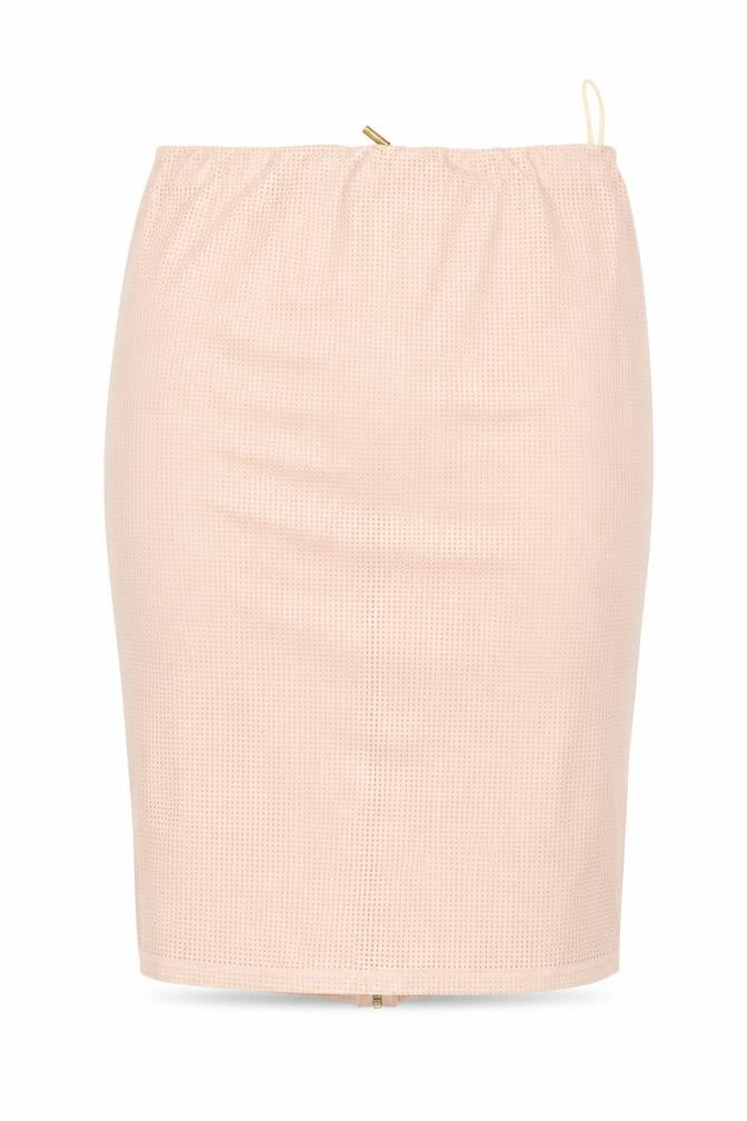Lipsy Womens Pink Polyester Straight & Pencil Skirt Size 12 Zip