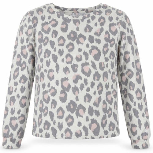 F&F Womens Multicoloured Round Neck Animal Print Polyester Pullover Jumper Size XS - Cheetah Print