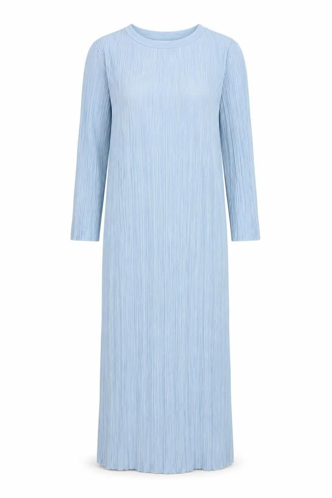 Front view of Autrograph women’s blue polyester a-line, size UK 6, round neck pullover
