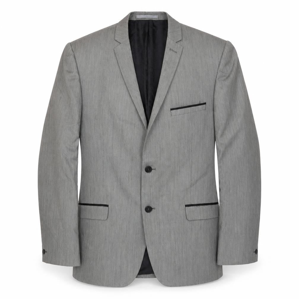 Front view of Red Herring men’s grey polyester jacket suit jacket, size 42