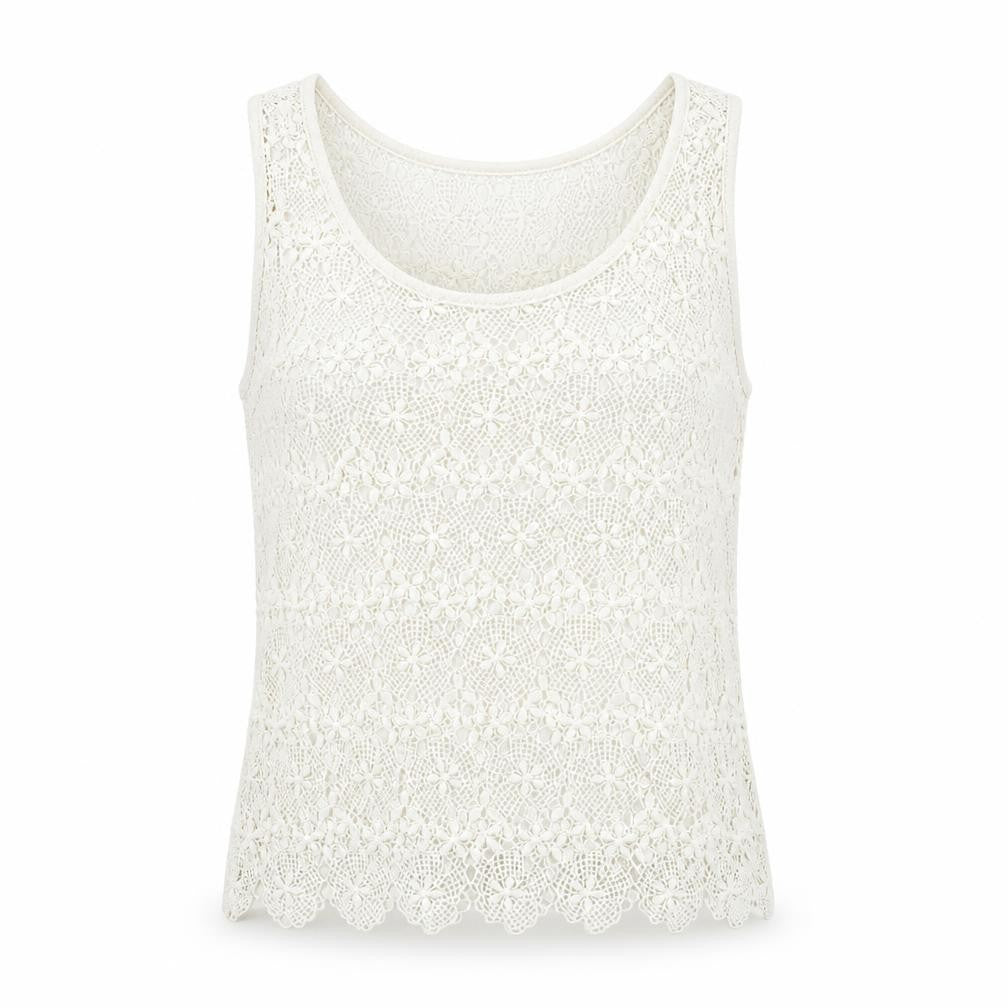 Front view of Next women’s white floral polyester basic blouse, size UK 10, round neck