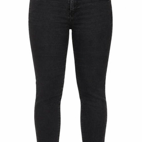 Select Womens Black Cotton Skinny Jeans Size 10 L27 in Regular Zip
