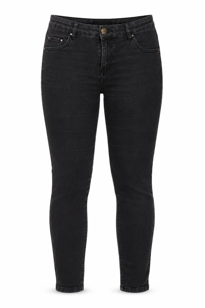 Select Womens Black Cotton Skinny Jeans Size 10 L27 in Regular Zip