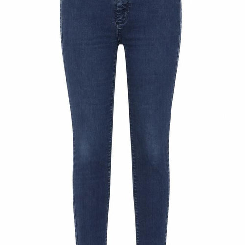 Miss Selfridge Womens Blue Polyester Skinny Jeans Size 10 L27 in Regular Zip