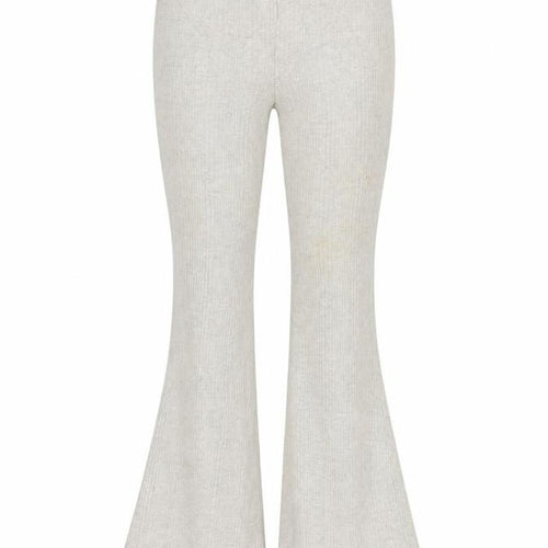Pull&Bear Womens Beige Acrylic Sweatpants Trousers Size S L30.5 in Regular - Ribbed