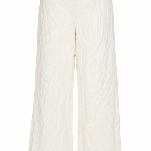Principles Womens Ivory Acetate Chino Trousers Size 10 L26.5 in Regular Zip