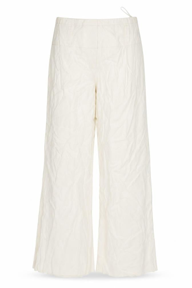 Principles Womens Ivory Acetate Chino Trousers Size 10 L26.5 in Regular Zip