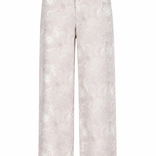 Shekou Womens Grey Geometric Linen Straight Jeans Size 2XS L27 in Regular Button