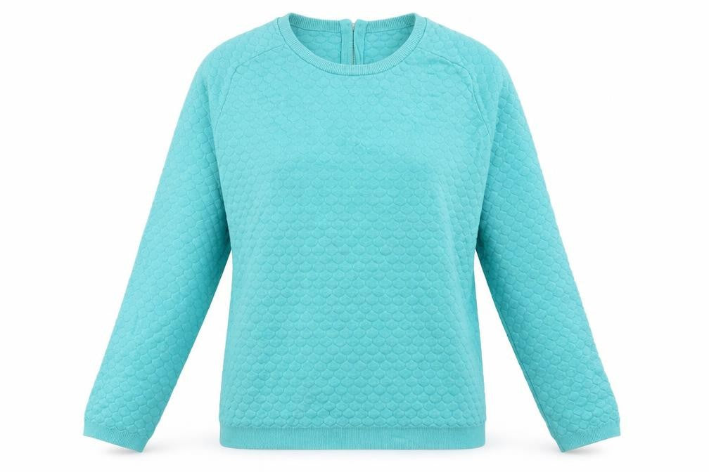 Papaya Womens Blue Crew Neck Viscose Full Zip Jumper Size 16