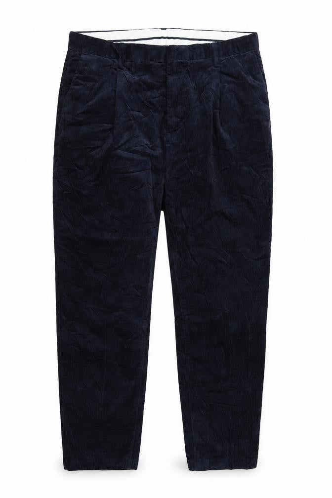 Autograph Womens Blue Cotton Trousers Size 36 in L29 in Regular Hook & Eye