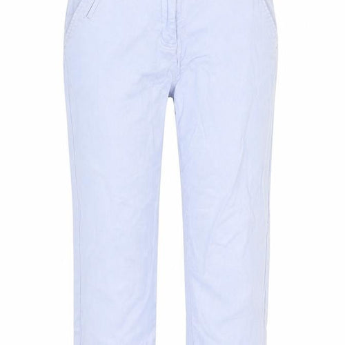 Capsule Womens Blue Cotton Cropped Jeans Size 8 L20 in Regular Zip