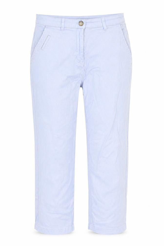 Capsule Womens Blue Cotton Cropped Jeans Size 8 L20 in Regular Zip