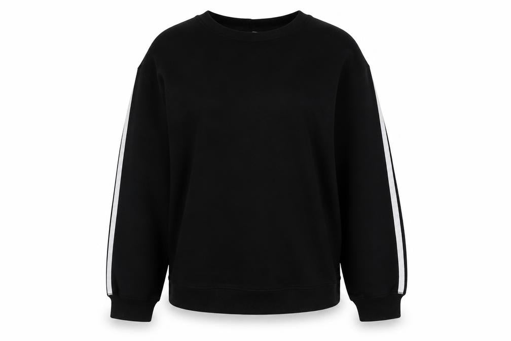 ASOS Womens Black Polyester Pullover Sweatshirt Size 10 Pullover