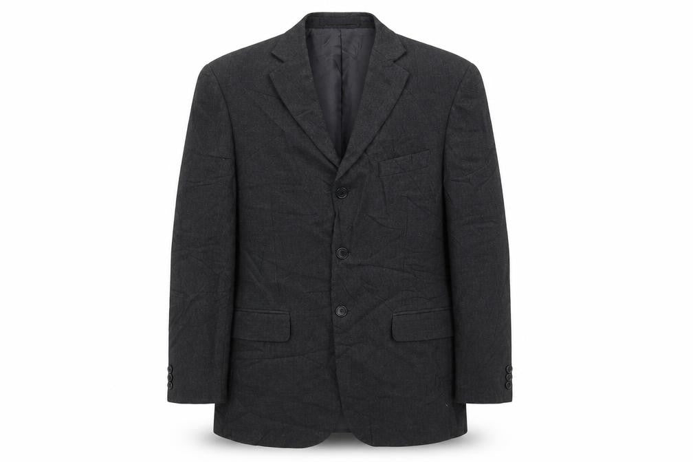 Marks and Spencer Mens Grey Polyacrylate Fibre Jacket Suit Jacket Size 40