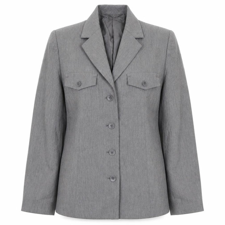 Next Womens Grey Polyester Jacket Blazer Size 8