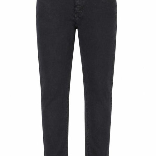 Topshop Mens Black Cotton Skinny Jeans Size 28 in L32 in Regular Zip