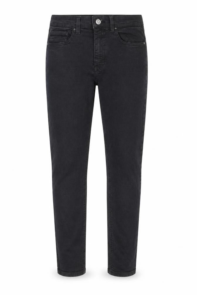 Topshop Mens Black Cotton Skinny Jeans Size 28 in L32 in Regular Zip