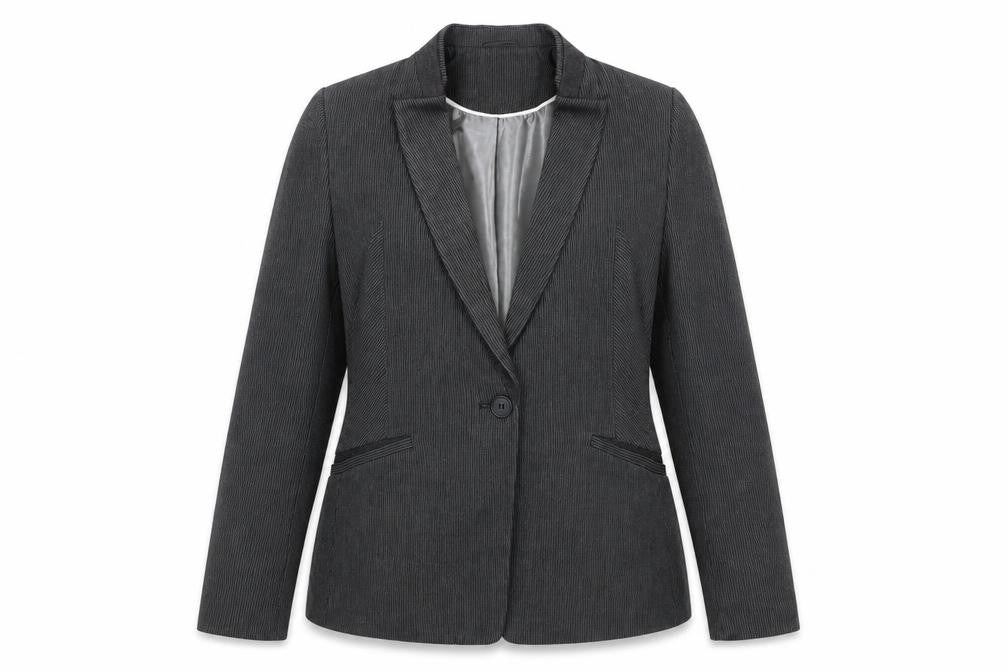Next Womens Grey Polyester Jacket Blazer Size 14