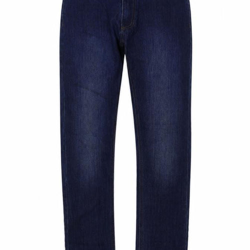 Incorporate Wear Mens Blue Cotton Skinny Jeans Size 28 in L30 in Regular Button