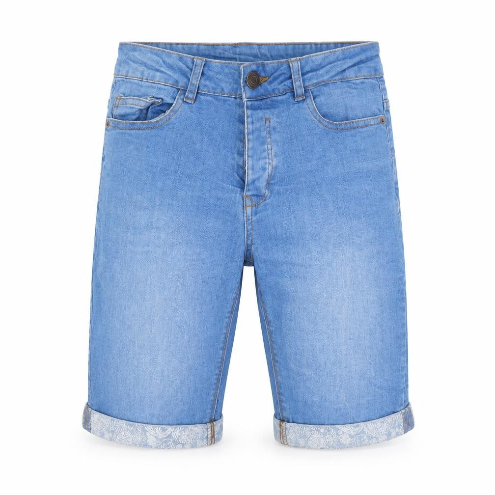 Denim & Co. Mens Blue Cotton Bermuda Shorts Size 28 in L10 in Regular Button