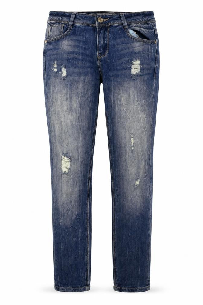 Denim & Co. Womens Blue Cotton Skinny Jeans Size 6 L31 in Regular Button