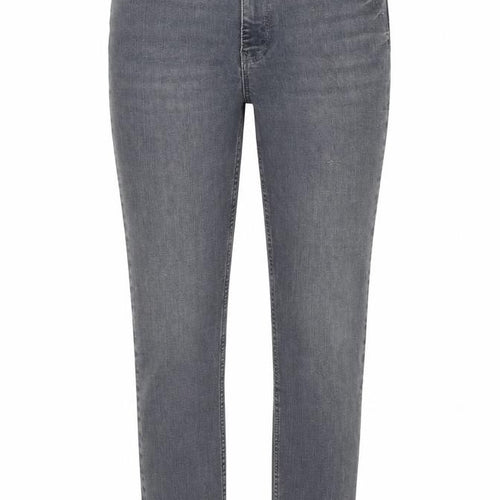 Zara Womens Grey Cotton Skinny Jeans Size 8 L29 in Regular Button