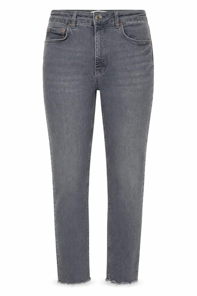 Zara Womens Grey Cotton Skinny Jeans Size 8 L29 in Regular Button