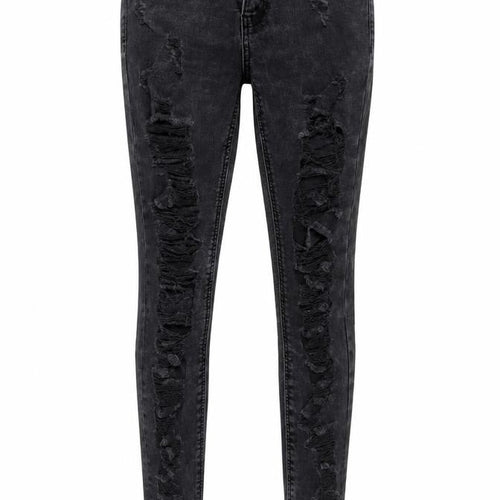 Zara Womens Grey Cotton Skinny Jeans Size 8 L27 in Regular Button