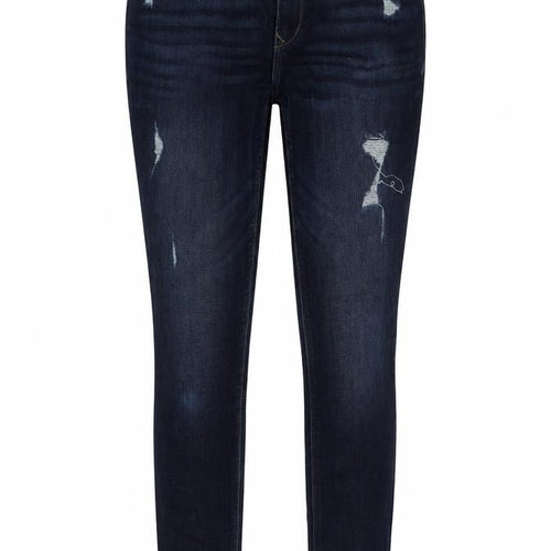 Express Womens Blue Cotton Skinny Jeans Size 8 L30 in Regular Button