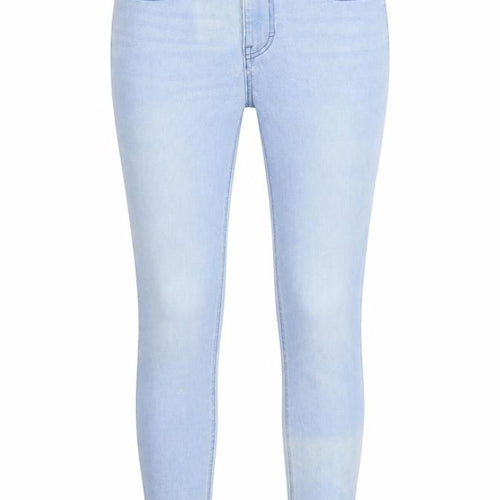 Preworn Womens Blue 100% Cotton Skinny Jeans Size 30 in L27 in Regular Zip