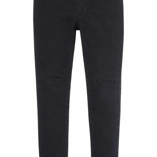 Preworn Mens Black Cotton Skinny Jeans Size 30 in L26 in Regular Zip