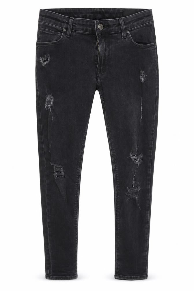 ASOS Mens Black Polyester Skinny Jeans Size 29 in L29 in Regular Zip