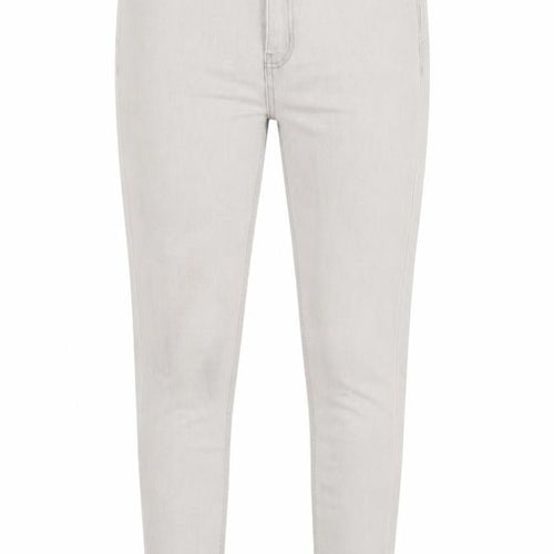 Denim & Co. Womens Grey Cotton Skinny Jeans Size 12 L29 in Regular Button