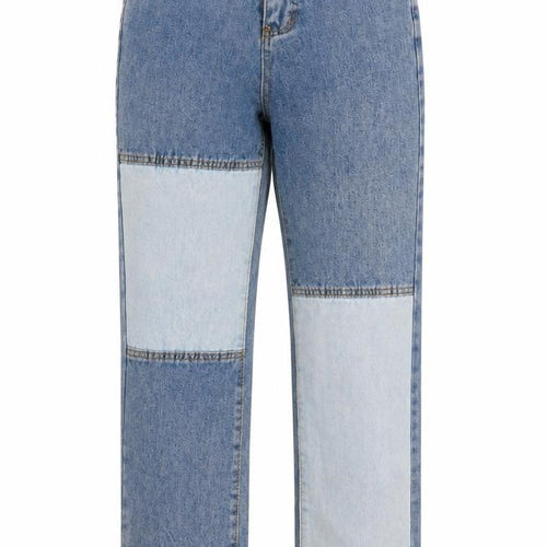 Preworn Womens Blue Cotton Straight Jeans Size S L28 in Regular Button