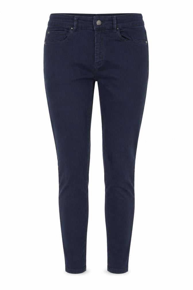 Maison De Nines Womens Blue Polyester Skinny Jeans Size 12 L30 in Regular Zip