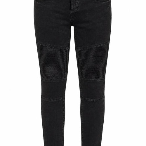 Brave Soul Womens Black Cotton Skinny Jeans Size 30 in L27 in Regular Zip