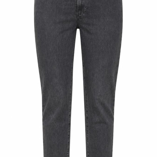 H&M Womens Grey Cotton Straight Jeans Size 32 in L32 in Regular Zip