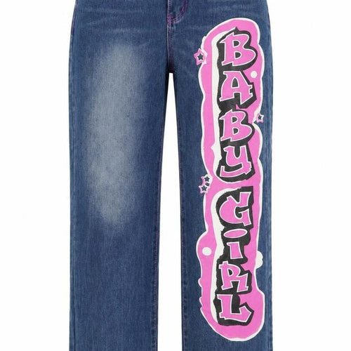 Preworn Womens Blue Polyester Straight Jeans Size 30 in L30 in Regular Zip - Baby Girl