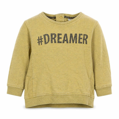 NEXT Baby Yellow 100% Cotton Henley Jumper Size 6-9 Months Pullover - #Dreamer