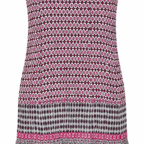 Damart Womens Multicoloured Geometric Polyester Straight & Pencil Skirt Size 38 in