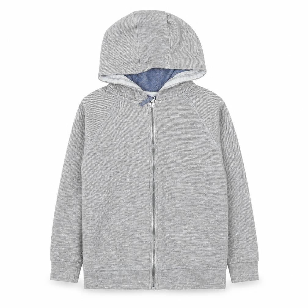 Matalan Boys Grey Cotton Full Zip Hoodie Size 10 Years Zip