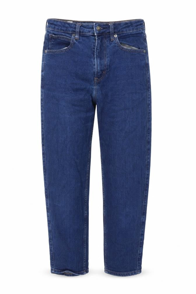Gap Womens Blue Cotton Mom Jeans Size 28 in L25 in Regular Button