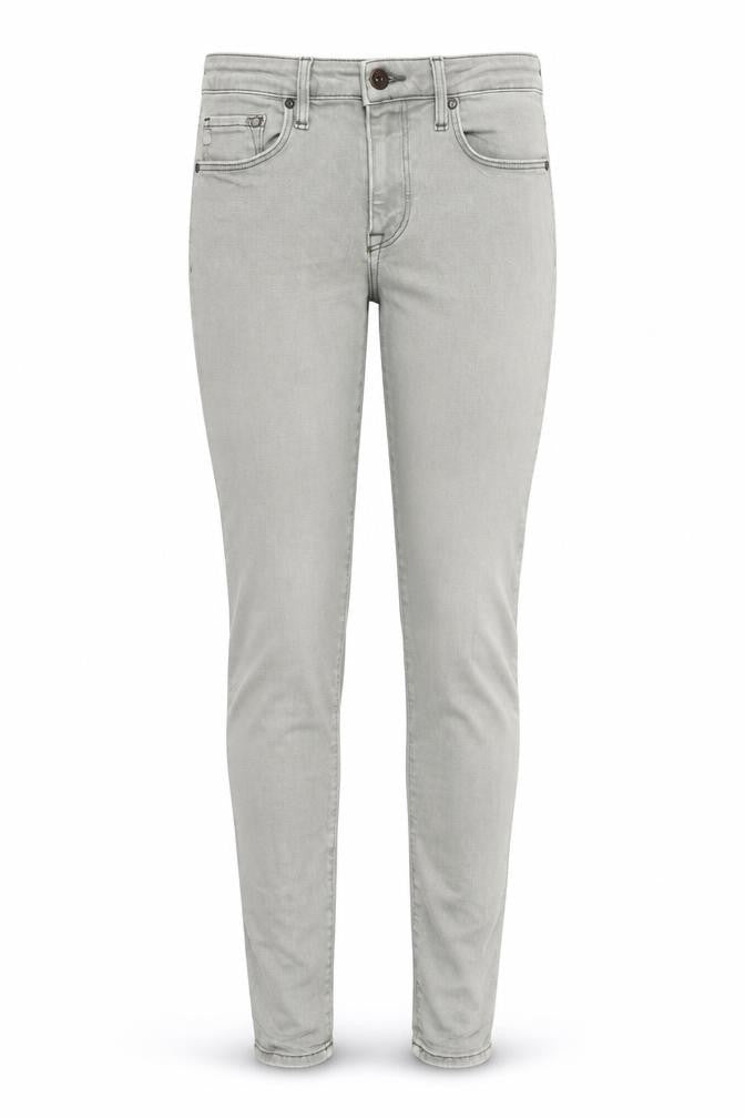 Preworn Womens Grey 100% Cotton Skinny Jeans Size 30 in L32.5 in Regular Zip