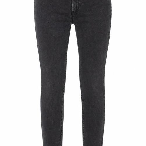 Marks and Spencer Womens Black 100% Cotton Skinny Jeans Size 8 L25 in Regular Zip