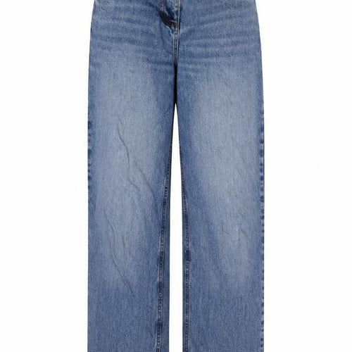 COLLUSION Womens Blue Cotton Straight Jeans Size 26 in L32 in Regular Button