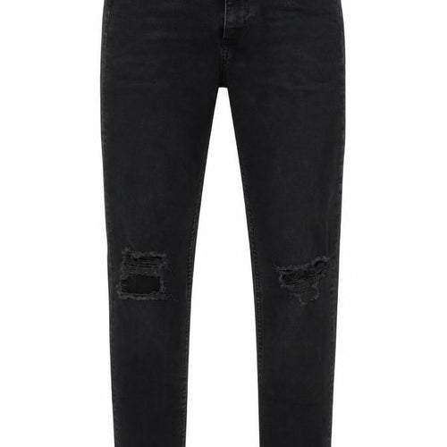 Preworn Mens Black Cotton Skinny Jeans Size 30 in L32 in Regular Zip