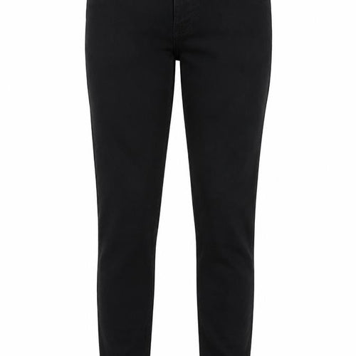 Zara Womens Black Cotton Skinny Jeans Size 8 L26 in Regular Button