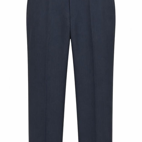 BHS Mens Blue Polyester Dress Pants Trousers Size 36 in L30 in Regular Zip